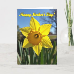 Tarjeta del Día de la Madre Floral Jubilosa