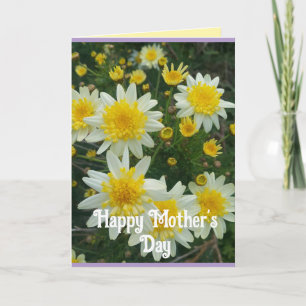 Tarjeta del Día de la Madre Floral Margarita Amari