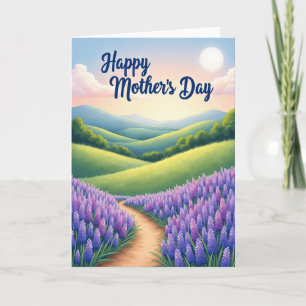 Tarjeta del Día de la Madre Floral Path