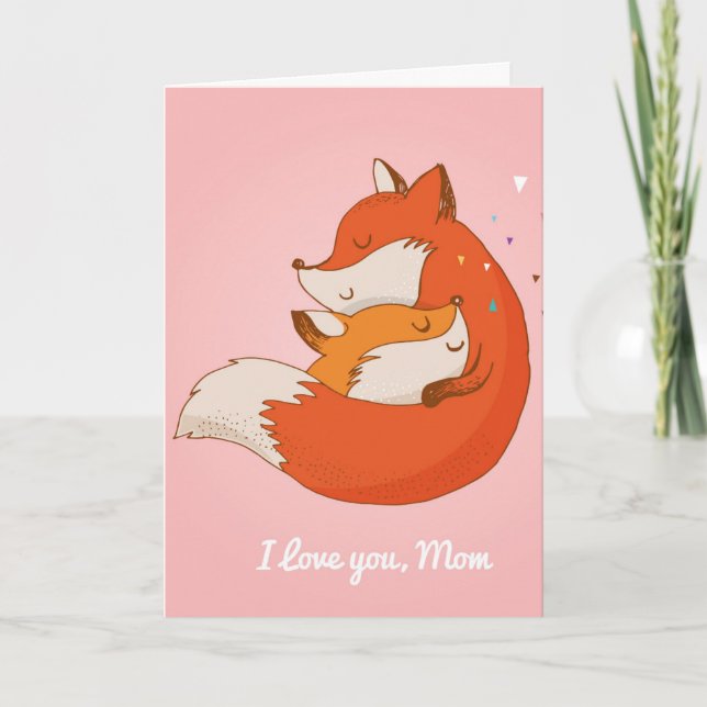 Tarjeta del Día de la Madre - Fox (Anverso)