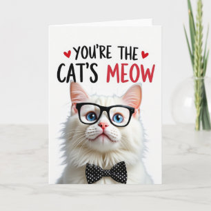 Tarjeta del Día de la Madre Gatos Miau