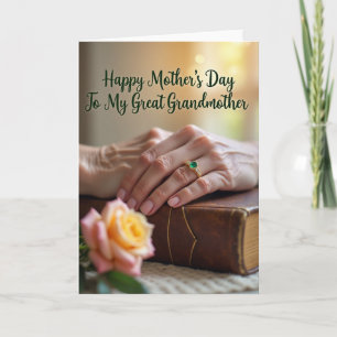 Tarjeta del Día de la Madre Golden Tome