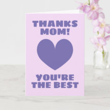 Tarjeta del Día de la Madre - Gracias mamá eres la