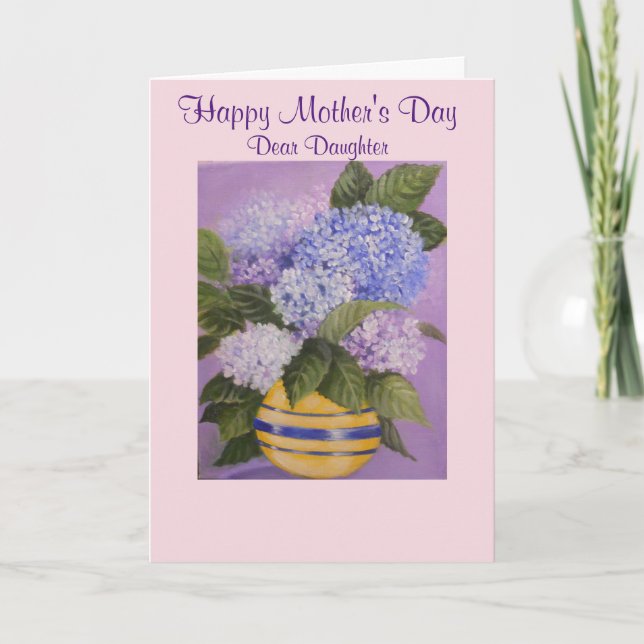 Tarjeta del Día de la Madre/hija (Anverso)