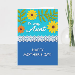 Tarjeta del Día de la Madre Hoja Encantadora