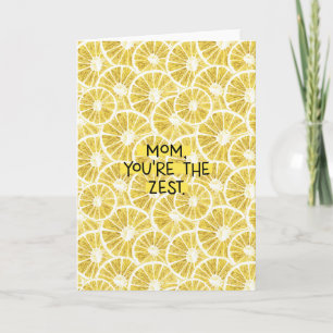 Tarjeta del día de la madre imprimible   Amarillo 