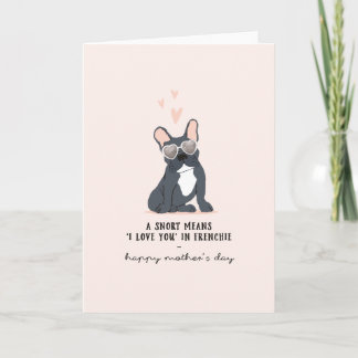 Tarjeta del día de la madre imprimible | Perro Mam