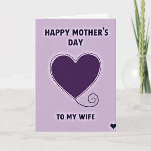 Tarjeta del Día de la Madre Indigo Heart