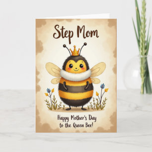 Tarjeta del Día de la Madre Insecto Dulce
