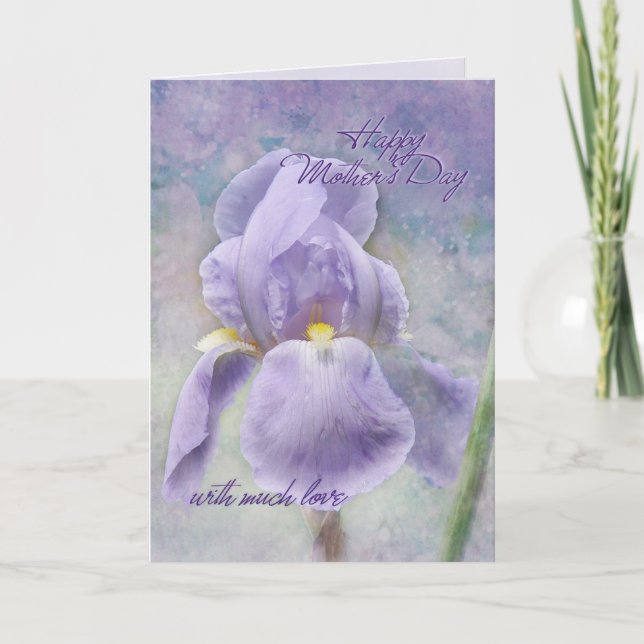 Tarjeta del Día de la Madre Iris (Anverso)