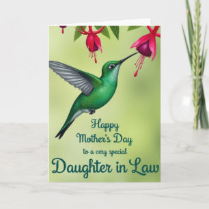 Tarjeta del Día de la Madre Jade Wings