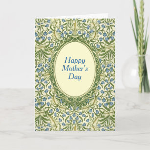 Tarjeta del Día de la Madre Jardín de Campanillas 