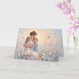 Tarjeta del Día de la Madre Jardín de Dulces Sueño