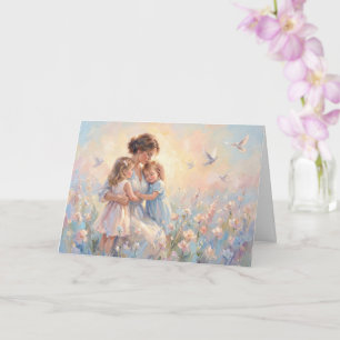Tarjeta del Día de la Madre Jardín de Dulces Sueño