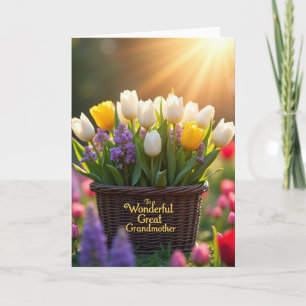Tarjeta del Día de la Madre Jardín Exuberante