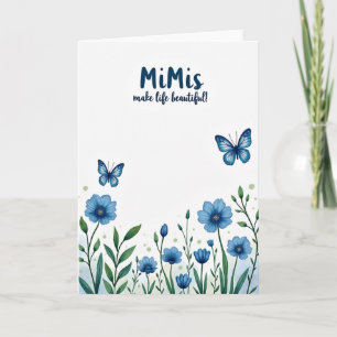 Tarjeta del Día de la Madre Jardín Pacífico