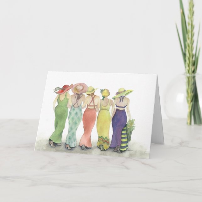 Tarjeta del Día de la Madre Joven para siempre (Anverso)