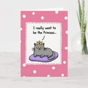 Tarjeta del Día de la Madre Kitty Prince