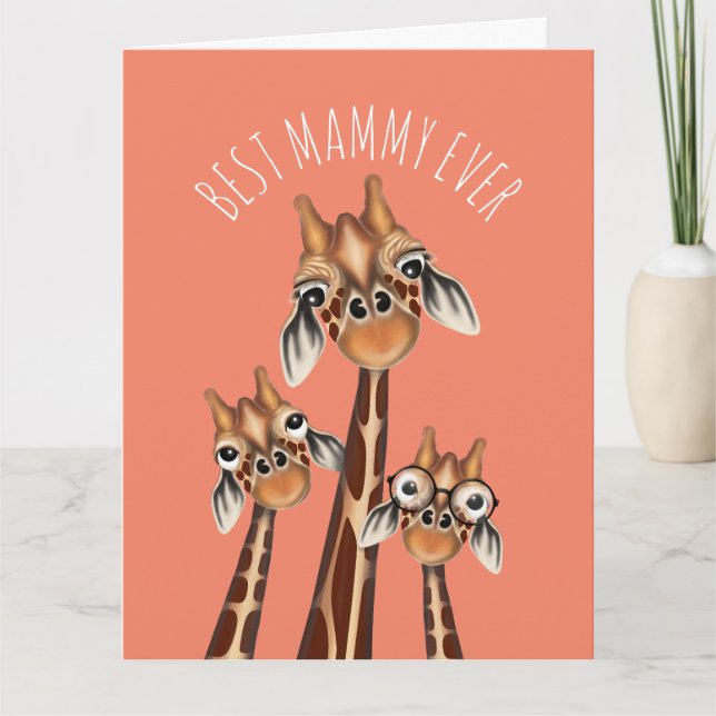 Tarjeta del Día de la Madre - LA MEJOR MAMÁ DEL MU (Anverso)