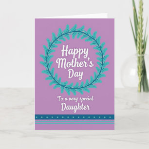 Tarjeta del Día de la Madre Lavanda Dulce