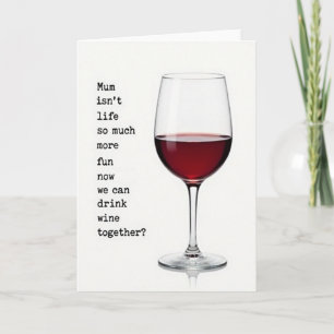 Tarjeta del Día de la Madre Líquida Elegante
