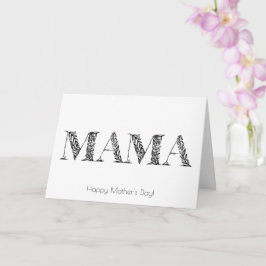 Tarjeta del Día de la Madre Mamá
