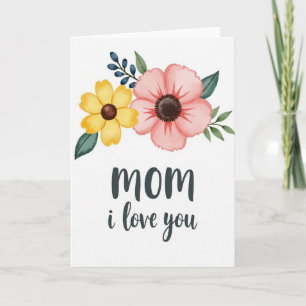 Tarjeta del Día de la Madre: Mamá Botánica Te Quie