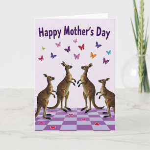 Tarjeta del Día de la Madre Marsupial