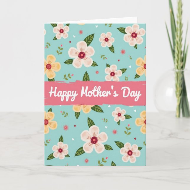 Tarjeta del Día de la Madre más dulce (Anverso)