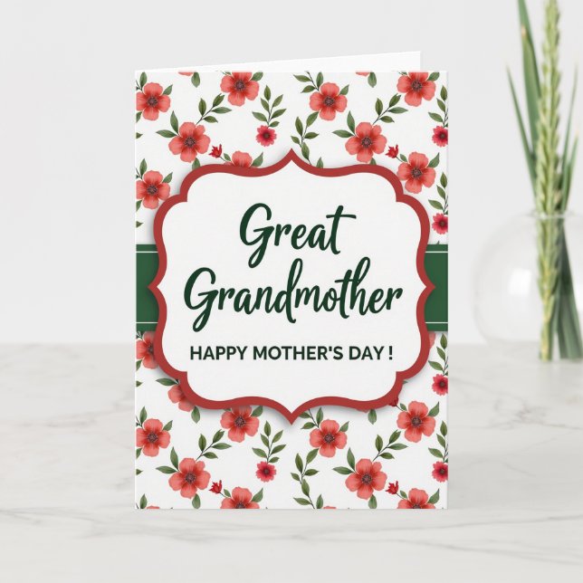 Tarjeta del Día de la Madre más dulce (Anverso)