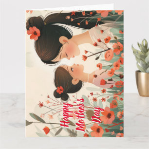Tarjeta del Día de la Madre Mejor Mamá8 Super Mamá