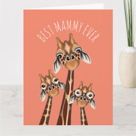 Tarjeta del Día de la Madre - MEJOR MAMÁ DEL MUNDO