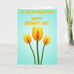 Tarjeta del Día de la Madre Narciso Radiante