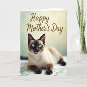 Tarjeta del Día de la Madre Ojos de Zafiro