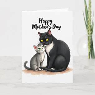 Tarjeta del Día de la Madre Ojos Dorados
