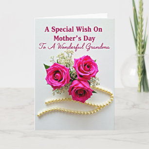 Tarjeta del Día de la Madre para Abuela Querida