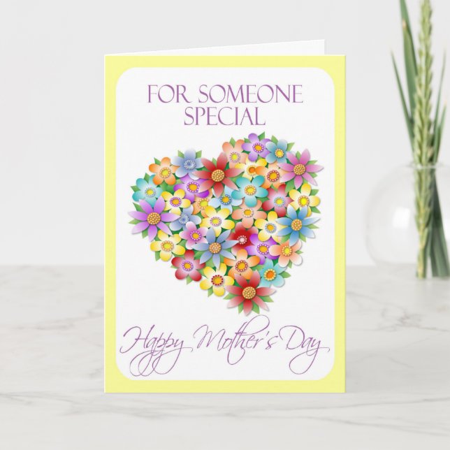 Tarjeta del día de la madre para alguien especial (Anverso)