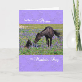 Tarjeta del Día de la Madre para ambas madres - Ma