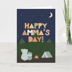 Tarjeta del Día de la Madre para Amma