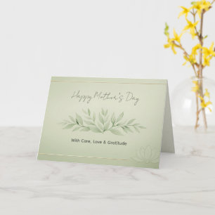 Tarjeta del Día de la Madre para Clientes de la Cl