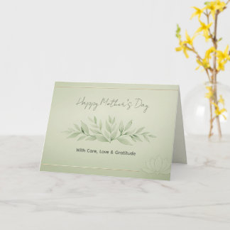 Tarjeta del Día de la Madre para Clientes de la Cl