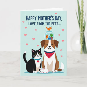 Tarjeta del Día de la Madre para Compañeros Animal