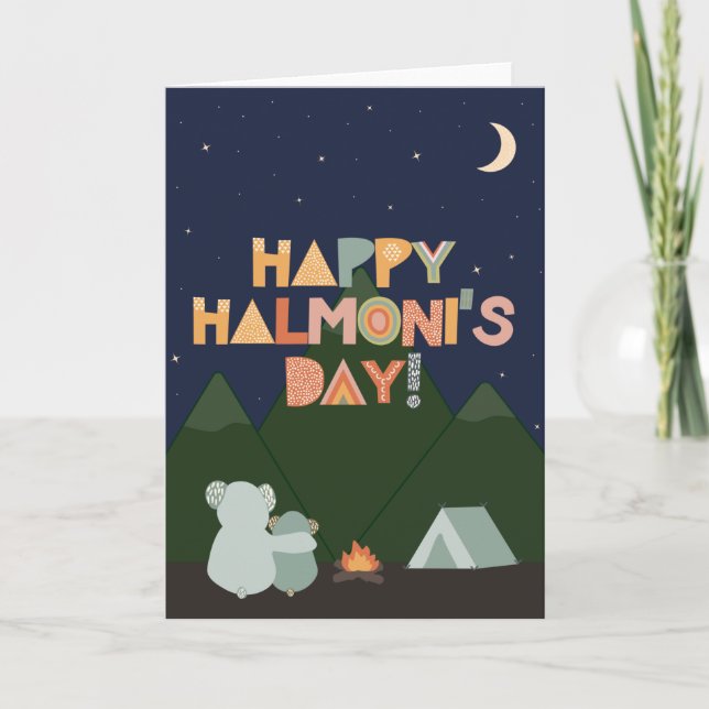 Tarjeta del Día de la Madre para Halmoni (Anverso)