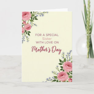 Tarjeta del Día de la Madre para Hermana Especial 