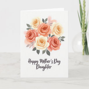 Tarjeta del Día de la Madre para Hija
