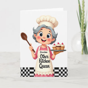 Tarjeta del Día de la Madre para Hornear Abuela