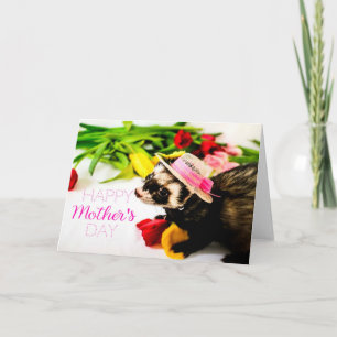 Tarjeta del Día de la Madre para Hurón