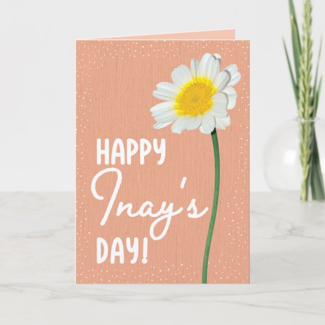 Tarjeta del Día de la Madre para Inay (Anverso)