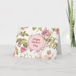 Tarjeta del Día de la Madre para Jardín de Flores