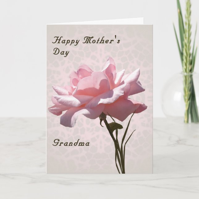 Tarjeta del día de la madre para la abuela (Anverso)
